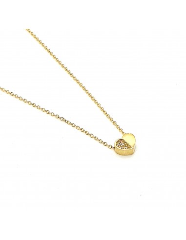 Κολιέ καρδιά σε χρυσό 14 καρατίων με...