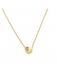 Κολιέ καρδιά σε χρυσό 14... 2