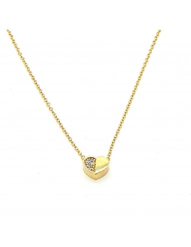 Κολιέ καρδιά σε χρυσό 14 καρατίων με...