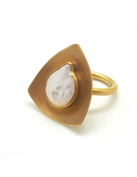 Δαχτυλίδι Χειροποίητο 18 Καράτια με Φίλντισι