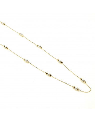 Κολιέ με μπίλιες σε χρυσό 14 καρατίων