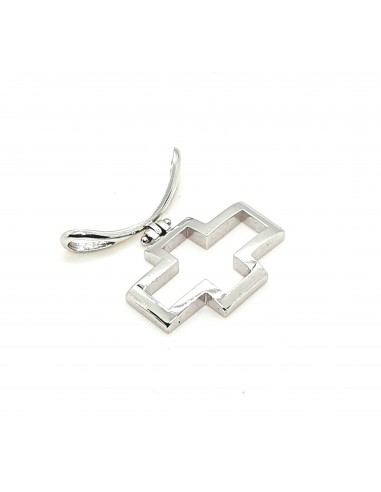 Σταυρός λευκόχρυσος λουστρέ 14 καρατίων