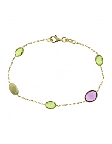Βραχιόλι με πολύχρωμες πέτρες ζιργκόν...