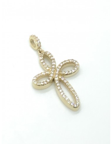 Γυναικείος σταυρός Κ14 με σχέδιο και...