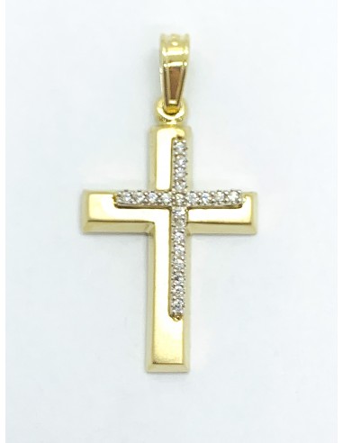 Σταυρός γυναικείος με σχέδιο σε ματ...