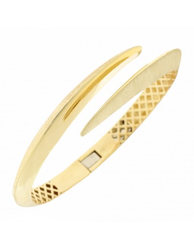 Βραχιόλι χειροπέδα με σχέδιο Κ14 χρυσό