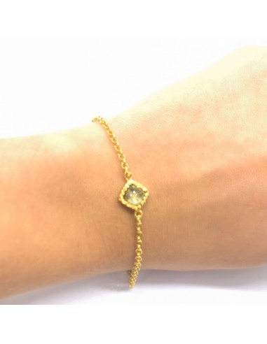 Βραχιόλι με ζιργκόν πέτρα σε σχήμα...