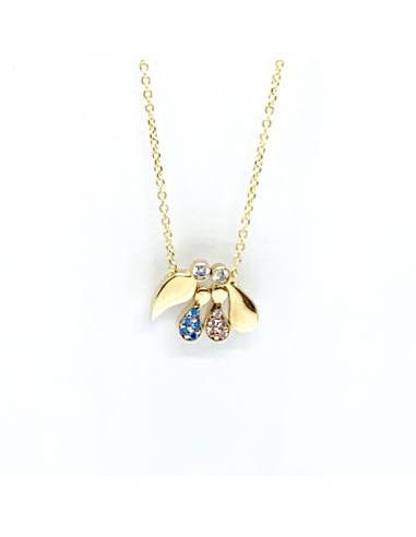 Κολιέ με σχέδιο οικογένεια σε χρυσό...