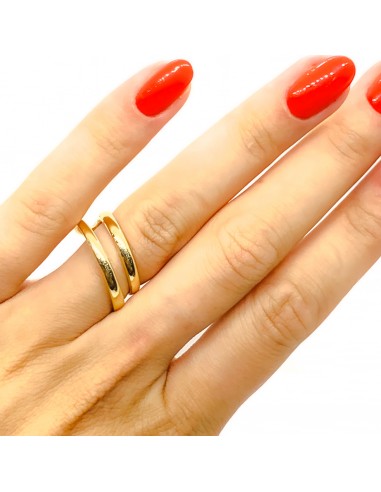 Δαχτυλίδι λουστρέ με σχέδιο διπλό...