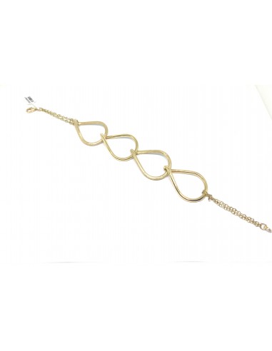 Βραχιόλι με κρίκους 14 καράτια 585