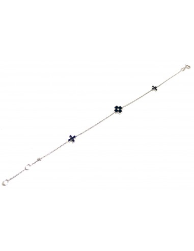 Βραχιόλι με σταυρούς σμάλτο & ζιργκόν...