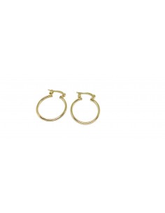 Σκουλαρίκια Κρίκοι Κ14 λουστρέ 2