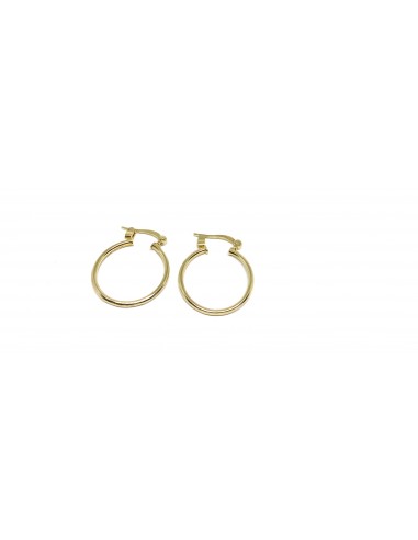 Σκουλαρίκια Κρίκοι Κ14 λουστρέ