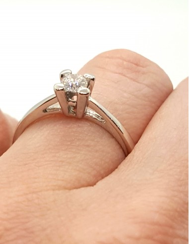 Δαχτυλίδι Μονόπετρο Διαμάντι Κ18