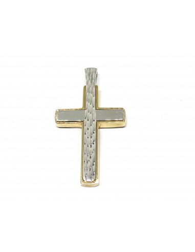 Σταυρός Δίχρωμος Χρυσός 14 Καρατίων...