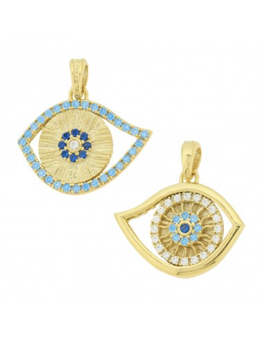 Φυλαχτό μάτι διπλή όψης Κ9 / 375