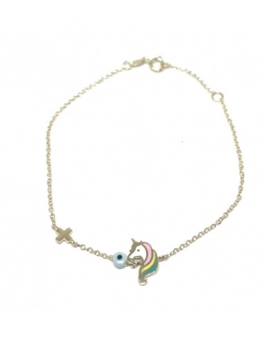 Παιδικό Βραχιόλι Χρυσό 9 Καρατίων με...