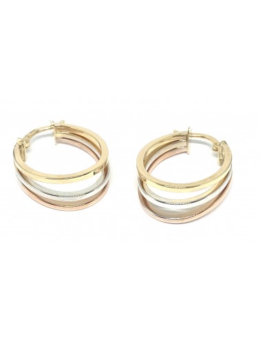 Σκουλαρίκια με σχέδο Κ14 χρυσό