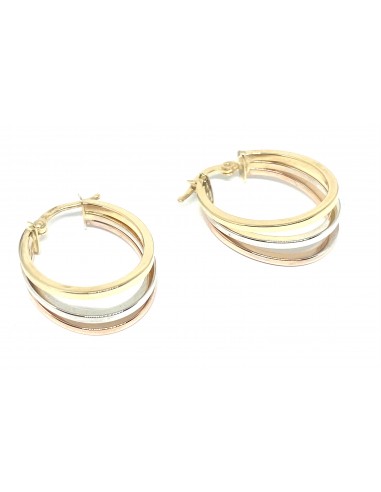 Σκουλαρίκια με σχέδο Κ14 χρυσό