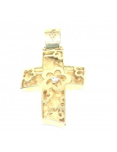 Σταυρός Κ14 με Σχέδιο Λουλούδια &...
