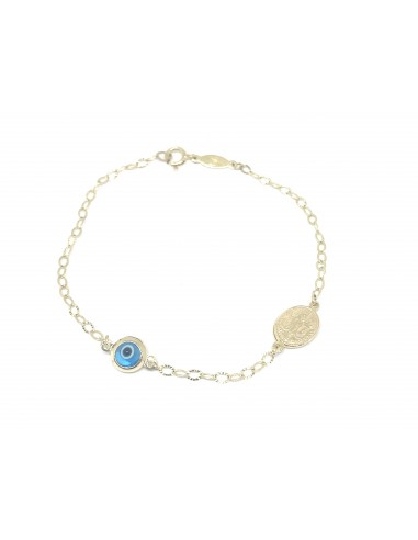 Βραχιόλι με Μάτι & Φυλαχτό Κ9