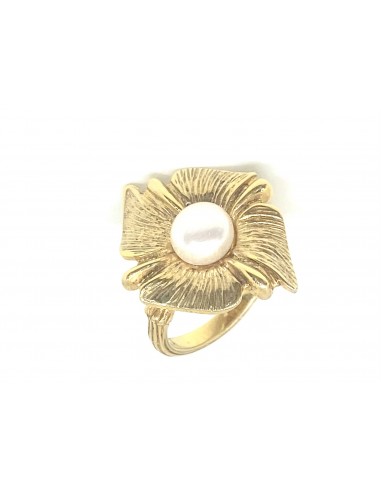 Δαχτυλίδι λουλούδι με πέρλα VOT 925...