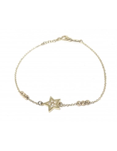 Βραχιόλι αστέρι χρυσό 14 καράτια 585