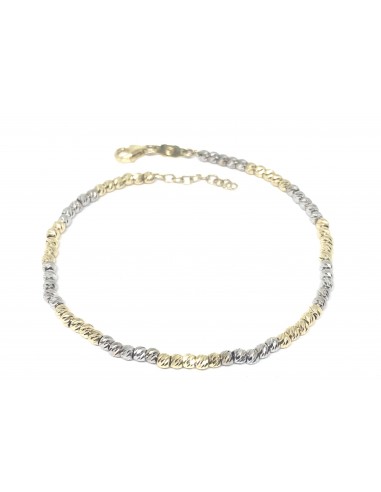 Βραχιόλι Χρυσό & Λευκόχρυσο 14Κ με...