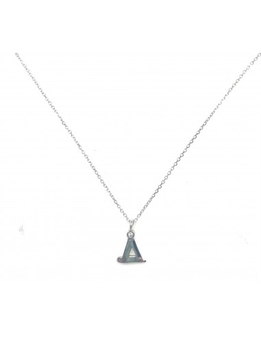 Κολιέ Λευκόχρυσο 14Κ με Μενταγιόν...