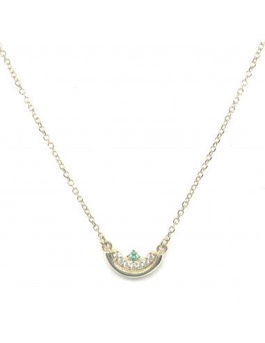 Κολιέ με σχέδιο και ζιργκόν σε Κ9 / 375