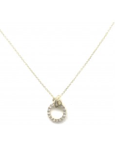 Κολιέ Κύκλος με Λευκά...