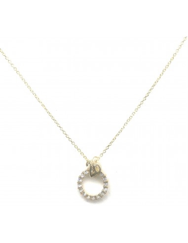 Κολιέ Κύκλος με Λευκά Ζιργκόν 2026