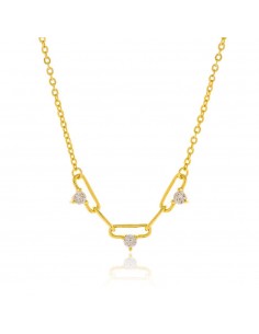 Κολιέ Χρυσό με Κρίκους &...