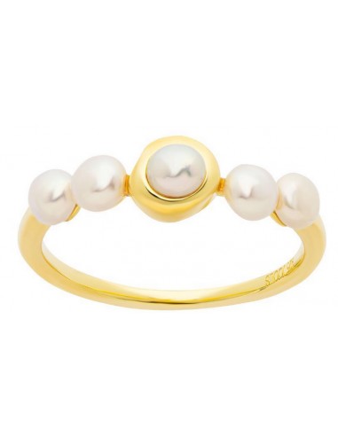 Χρυσό Δαχτυλίδι με Φυσικές Πέρλες &...