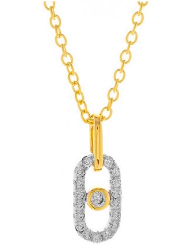 Κολιέ με γεωμετρικό σχέδιο 925  JOOLS