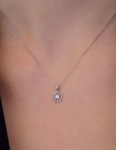 Κολιέ λευκόχρυσο K18 με... 2