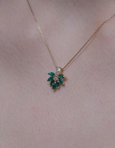 Κολιέ με σχέδιο σε χρυσό 14... 2