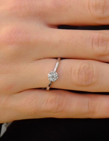 Δαχτυλίδι Μονόπετρο Μπριγιάντ Κ18