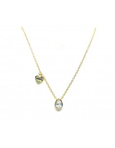 Κολιέ με Δάκρυ Ζιργκόν...