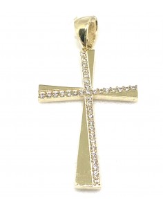 Λεπτός σταυρός με ζιργκόν... 2