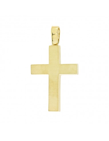 Σταυρός διπλής όψης σε 14 καράτια χρυσό
