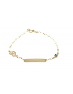 Χρυσό βραχιόλι ταυτότητας...