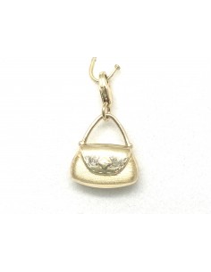 Χρυσό Μενταγιόν τσάντα  Κ14