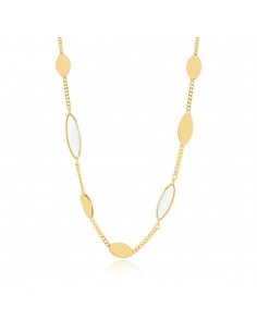 Κολιέ με Οβάλ Στοιχεία &...