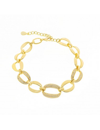 Ασημένιο Βραχιόλι με Οβάλ Κρίκους &...