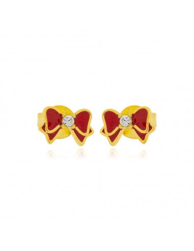 Παιδικά Σκουλαρίκια Φιογκάκι Κόκκινο...