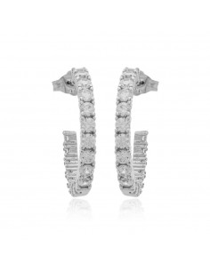 Ασημένια Σκουλαρίκια Κρίκοι...