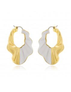 Δίχρωμα Σκουλαρίκια Κρίκοι...