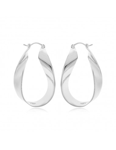 Ασημένιοι Κρίκοι Σκουλαρίκια με...