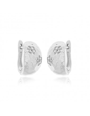 Ασημένια Σκουλαρίκια με Ανάγλυφη Υφή...